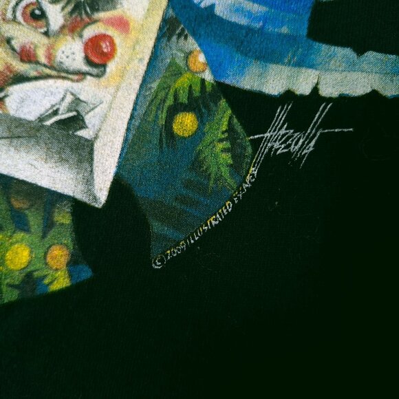 Lower Latitudes Mens T-Shirt Black Large Parrot Got Rum Graphic Christmas Design - Picture 6 of 7